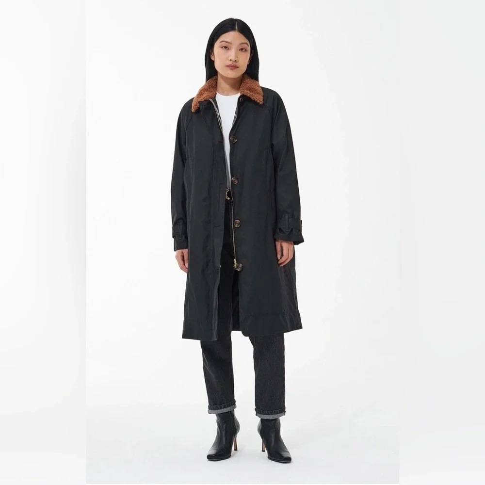 NWT Barbour Malala Wax Jacket - Picture 3 of 14